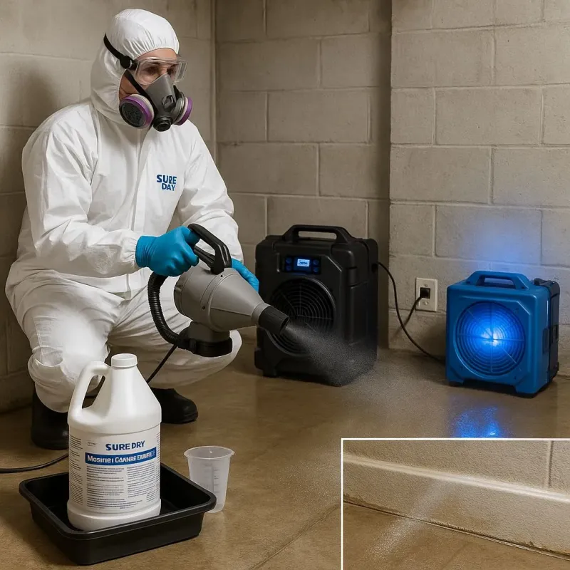 Sanitization and Odor Removal process in Muscoy, CA