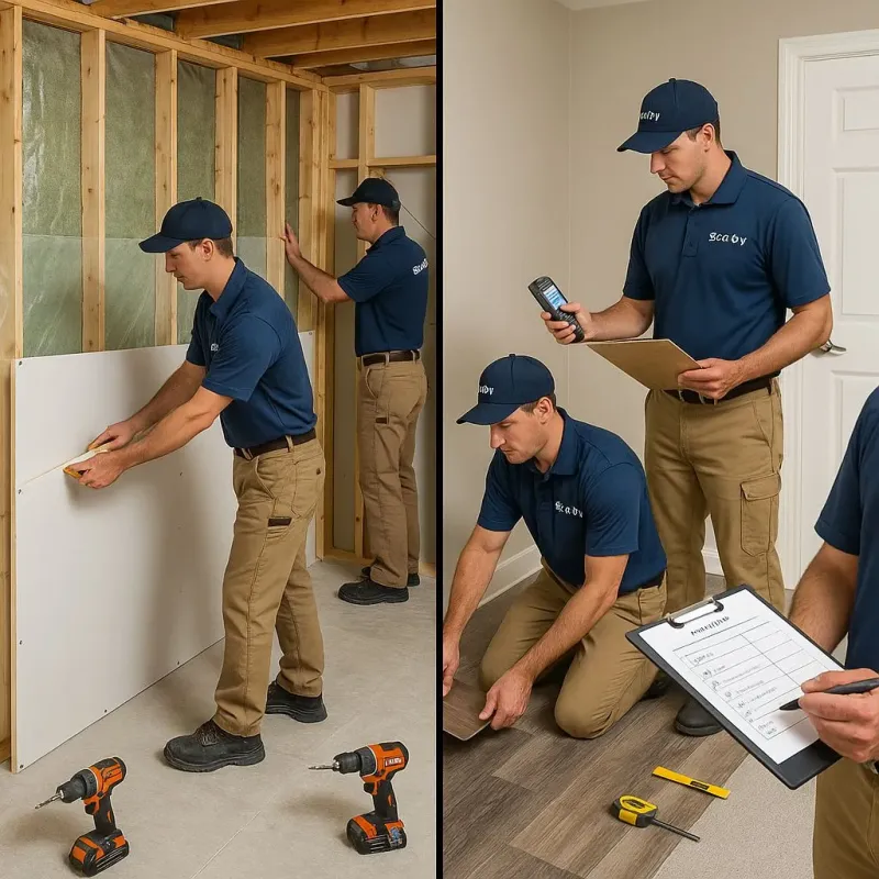 Repairs and Reconstruction process in Muscoy, CA